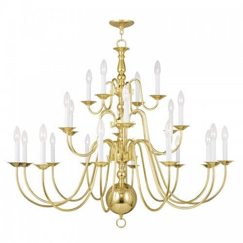 LIVEX LIGHTING 5015-02 Williamsburgh Dinette Chandelier Halifax