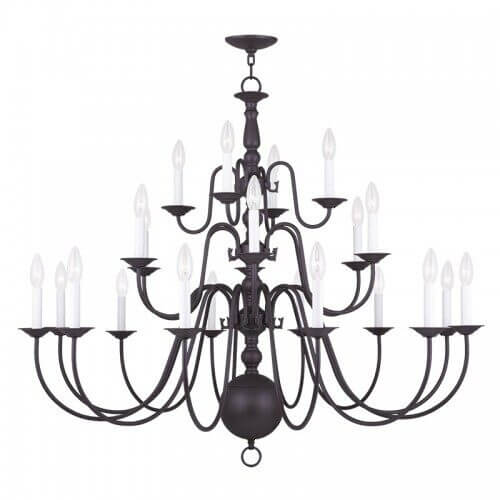 LIVEX LIGHTING 5015-07 Williamsburgh Dinette Chandelier Quebec City