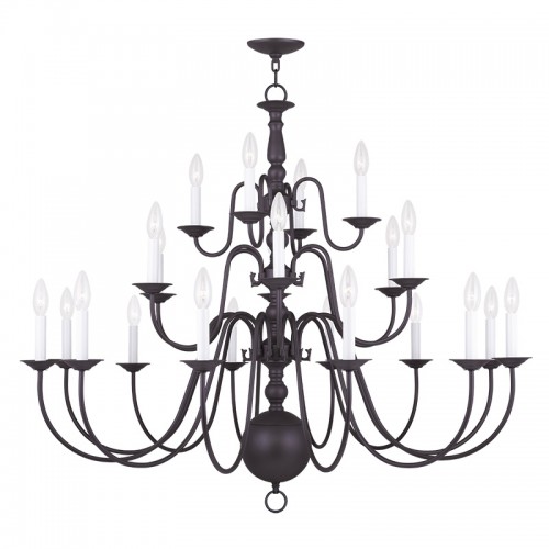 LIVEX LIGHTING 5015-07 Williamsburgh Dinette Chandelier Quebec City