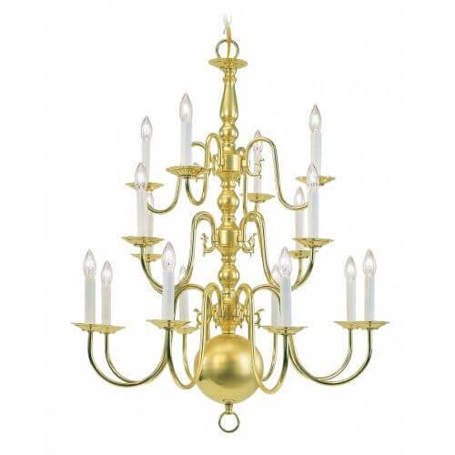 LIVEX LIGHTING 5016-02 Williamsburgh Dinette Chandelier Halifax