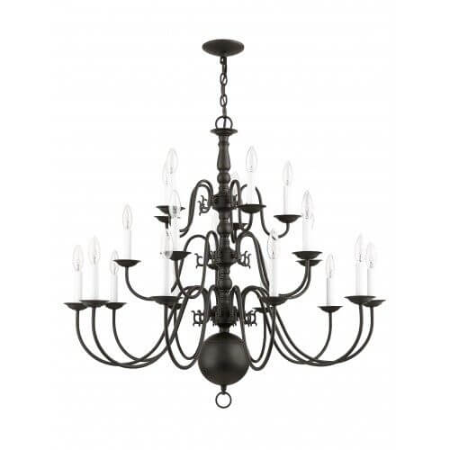 LIVEX LIGHTING 5019-07 Williamsburgh Dinette Chandelier Winnipeg