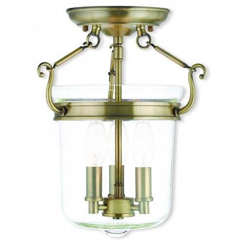 LIVEX LIGHTING 50481-01 Rockford Ceiling Mount Montreal