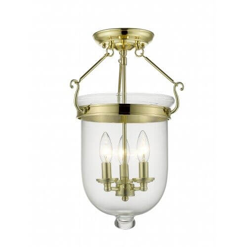 LIVEX LIGHTING 5062-02 Jefferson Ceiling Mount Fredericton