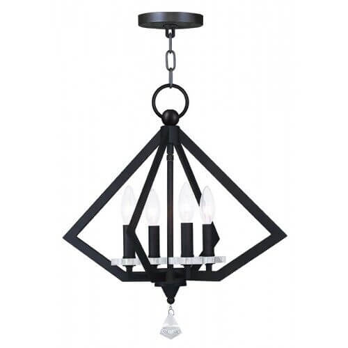 LIVEX LIGHTING 50664-07 Diamond Dinette Chandelier Montreal