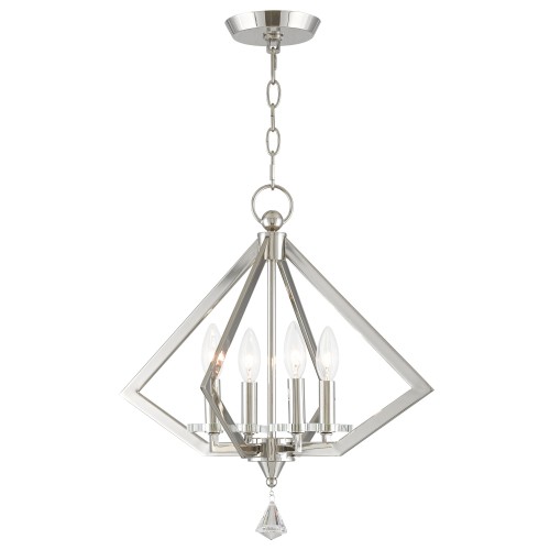 LIVEX LIGHTING 50664-35 Diamond Mini Chandelier Vancouver