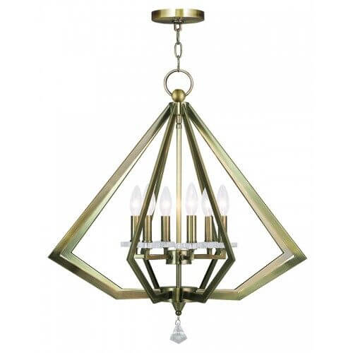 LIVEX LIGHTING 50666-01 Diamond Dinette Chandelier Halifax