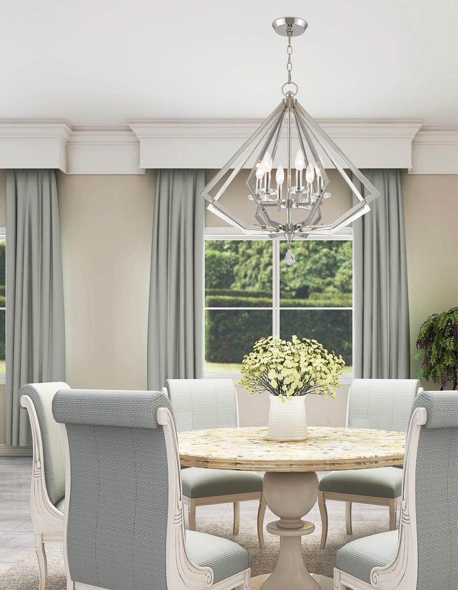 LIVEX LIGHTING 50666-35 Diamond Chandelier Ottawa