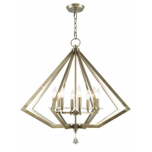 LIVEX LIGHTING 50668-01 Diamond Dinette Chandelier Vancouver