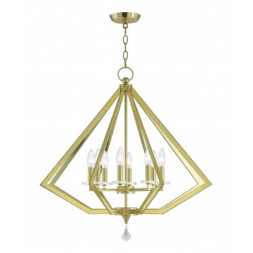 LIVEX LIGHTING 50668-02 Diamond Dinette Chandelier Vancouver