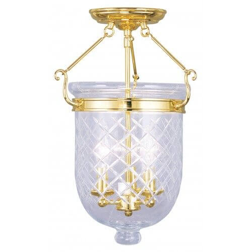 LIVEX LIGHTING 5072-02 Jefferson Ceiling Mount Vancouver