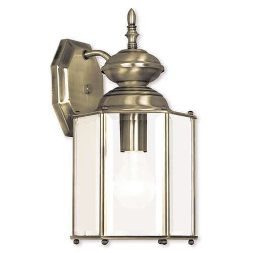 LIVEX LIGHTING 2007-01 Fredericton Outdoor Wall Lantern Edmonton