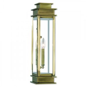 LIVEX LIGHTING 20207-01 Princeton Outdoor Wall Lantern Halifax