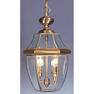 LIVEX LIGHTING 2255-01 Monterey Outdoor Pendant Lantern Edmonton