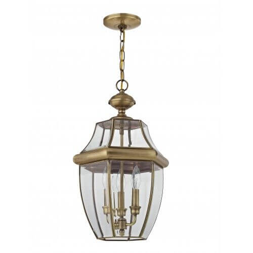 LIVEX LIGHTING 2355-01 Monterey Outdoor Pendant Lantern Edmonton