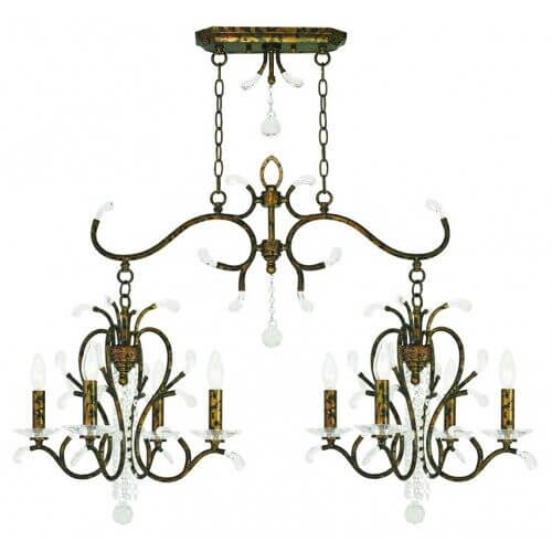 LIVEX LIGHTING 51007-71 Serafina Linear Chandelier Ottawa