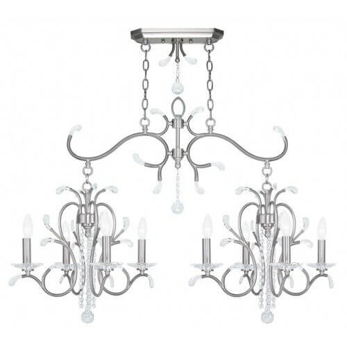 LIVEX LIGHTING 51007-91 Serafina Linear Chandelier Ottawa