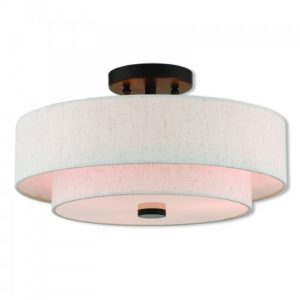 LIVEX LIGHTING 51084-92 Claremont Ceiling Mount Fredericton