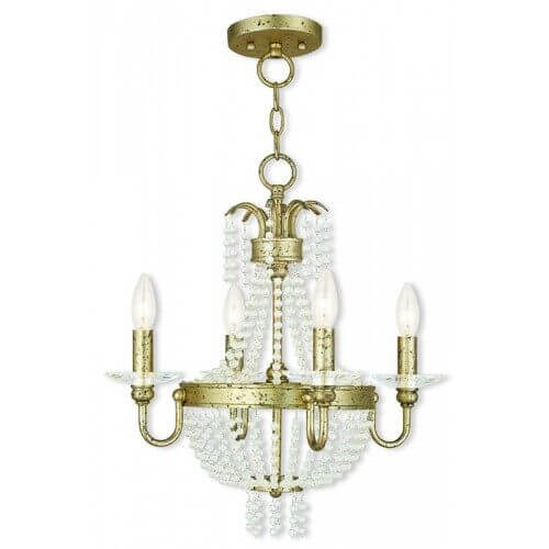 LIVEX LIGHTING 51844-28 Valentina Mini Chandelier Ottawa