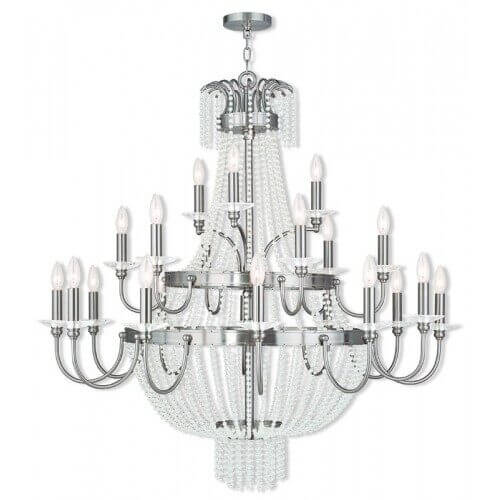 LIVEX LIGHTING 51877-91 Valentina Foyer or Grand Chandelier Edmonton