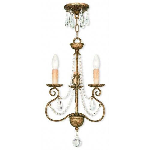LIVEX LIGHTING 51903-36 Isabella Mini Chandelier Fredericton