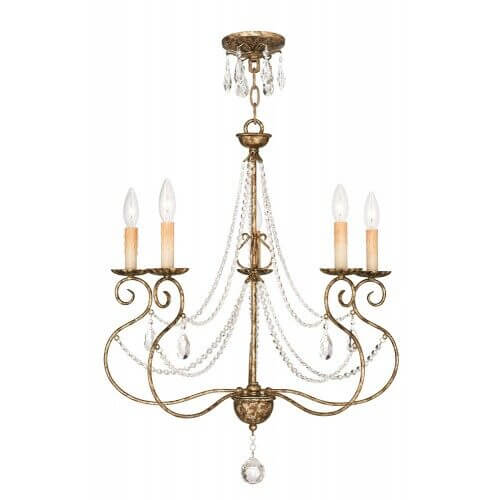 LIVEX LIGHTING 51905-36 Isabella Chandelier Halifax