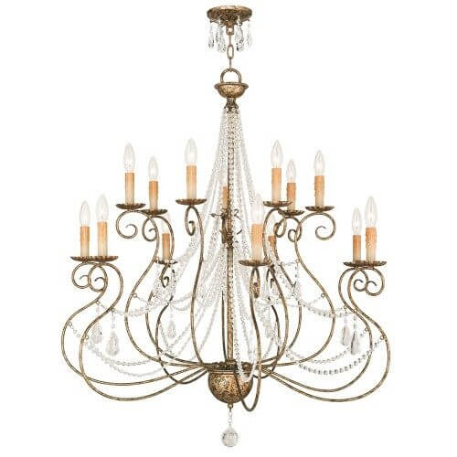 LIVEX LIGHTING 51910-36 Isabella Foyer or Grand Chandelier Ottawa