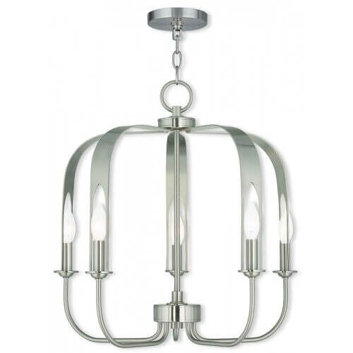 LIVEX LIGHTING 51935-91 Addison Foyer or Grand Chandelier Montreal