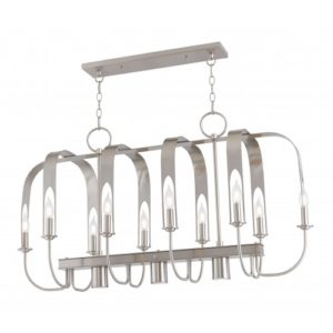 LIVEX LIGHTING 51940-91 Addison Linear Chandelier Montreal