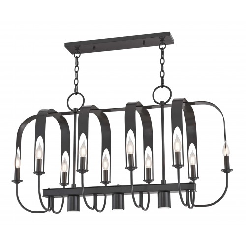 LIVEX LIGHTING 51940-92 Addison Linear Chandelier Toronto