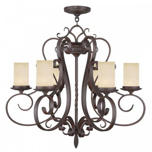 LIVEX LIGHTING 5486-58 Millburn Manor Dinette Chandelier Montreal