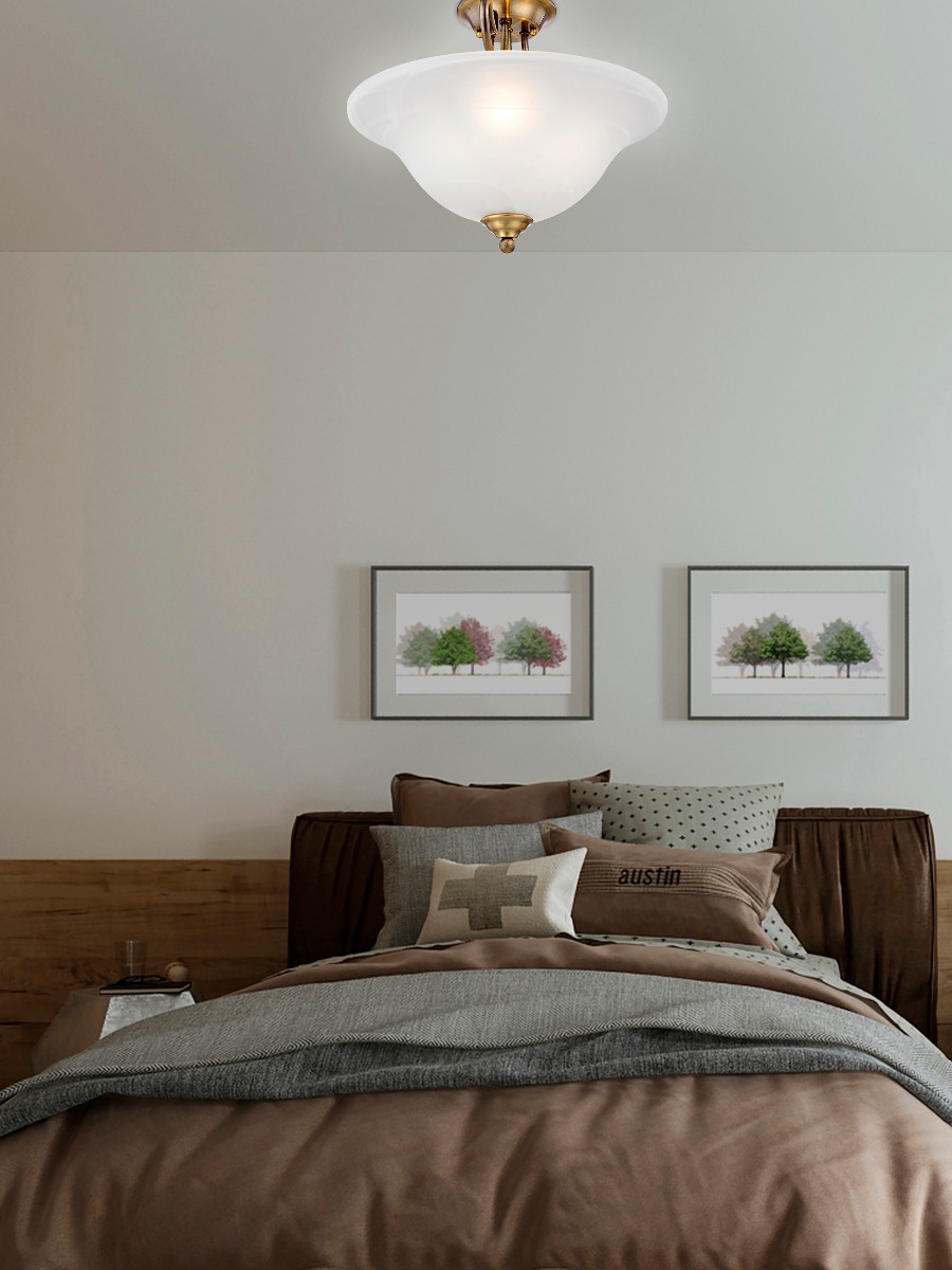 LIVEX LIGHTING 6130-01 Coronado Ceiling Mount Toronto