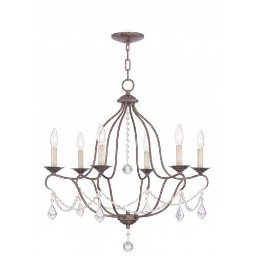 LIVEX LIGHTING 6426-71 Chesterfield Dinette Chandelier Winnipeg
