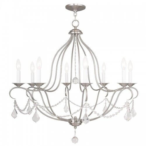 LIVEX LIGHTING 6428-91 Chesterfield Dinette Chandelier Mississagua