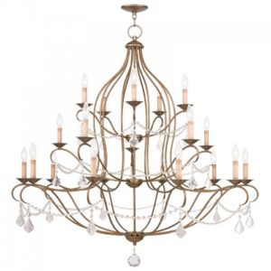 LIVEX LIGHTING 6439-48 Chesterfield Dinette Chandelier Montreal