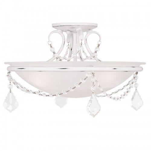 LIVEX LIGHTING 6524-60 Chesterfield Pennington Ceiling Mount Halifax
