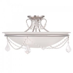 LIVEX LIGHTING 6525-91 Chesterfield Pennington Ceiling Mount Montreal
