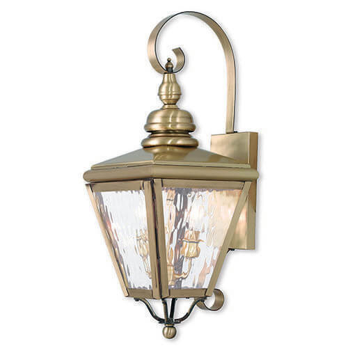 LIVEX LIGHTING 2031-01 Cambridge outdoor wall lantern Quebec City