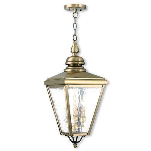 LIVEX LIGHTING 2035-01 Cambridge outdoor chain hang lantern Calgary