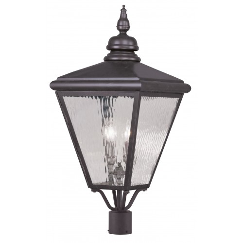 LIVEX LIGHTING 20394-07 Cambridge Post Top Lantern Quebec City