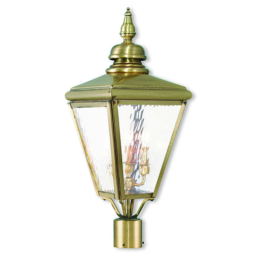 LIVEX LIGHTING 20433-01 Cambridge Post Top Lantern Toronto