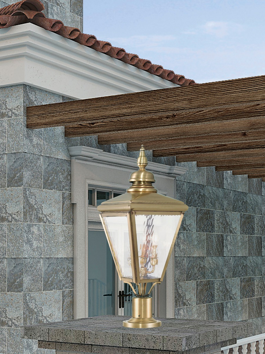 LIVEX LIGHTING 20433-01 Cambridge Post Top Lantern Toronto