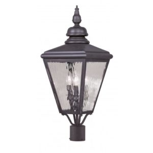 LIVEX LIGHTING 20433-07 Cambridge outdoor post top lantern Winnipeg