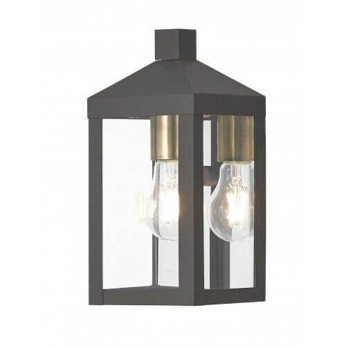 LIVEX LIGHTING 20581-07 Nyack outdoor wall lantern Mississauga