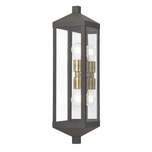 LIVEX LIGHTING 20583-07 Nyack wall lantern Montreal