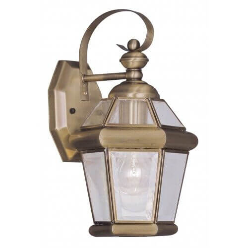 LIVEX LIGHTING 2061-01 Georgetown Wall Lantern Montreal