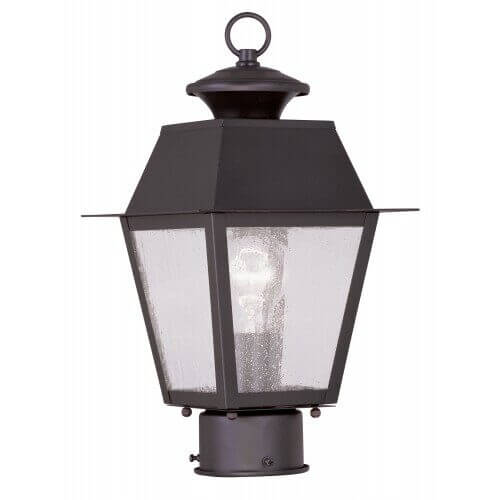 LIVEX LIGHTING 2163-07 Mansfield Outdoor Post Head Vancouver