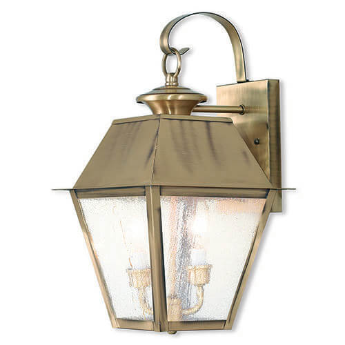 LIVEX LIGHTING 2165-01 Mansfield Wall Lantern Mississauga