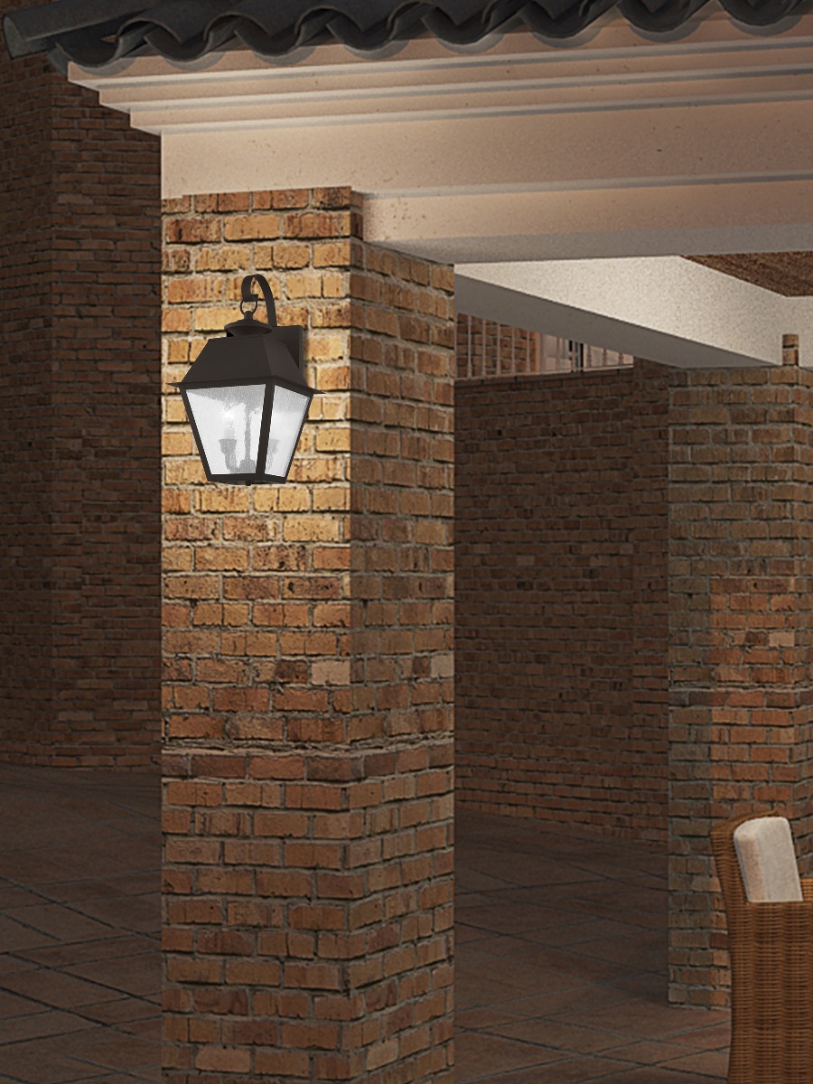 LIVEX LIGHTING 2165-07 Mansfield outdoor wall lantern Mississauga