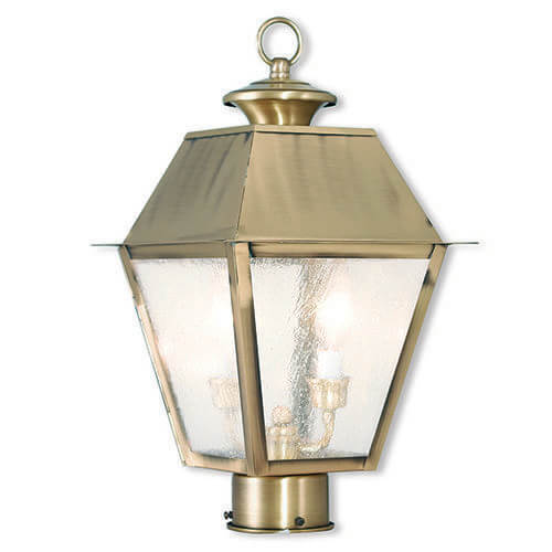 LIVEX LIGHTING 2166-01 Mansfield Post Top Lantern Vancouver