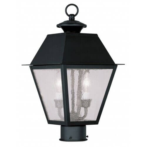 LIVEX LIGHTING 2166-04 Mansfield Outdoor Post Head Montreal